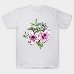 Pink Flowers T-Shirt